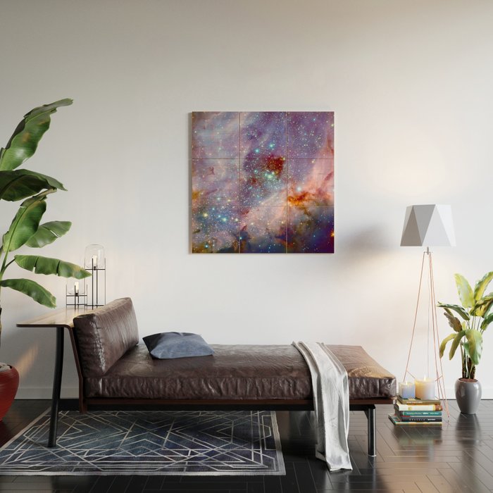 Space nebula Wood Wall Art Gallery Image 2