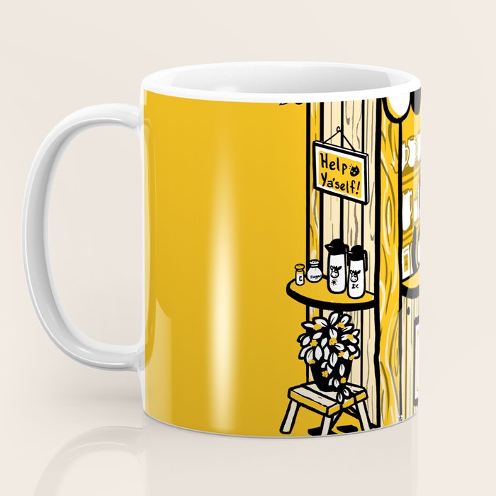 Cat Nap Cafe Coffee Mug Gallery Image 3