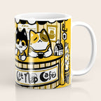Cat Nap Cafe Coffee Mug Gallery Image 1