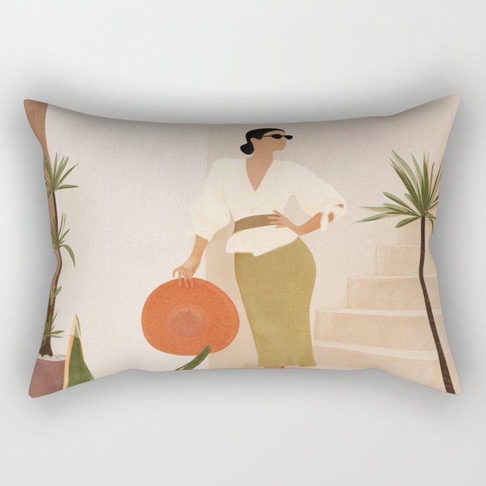 Wonders of the New Day Rectangular Pillow Gallery Image 1