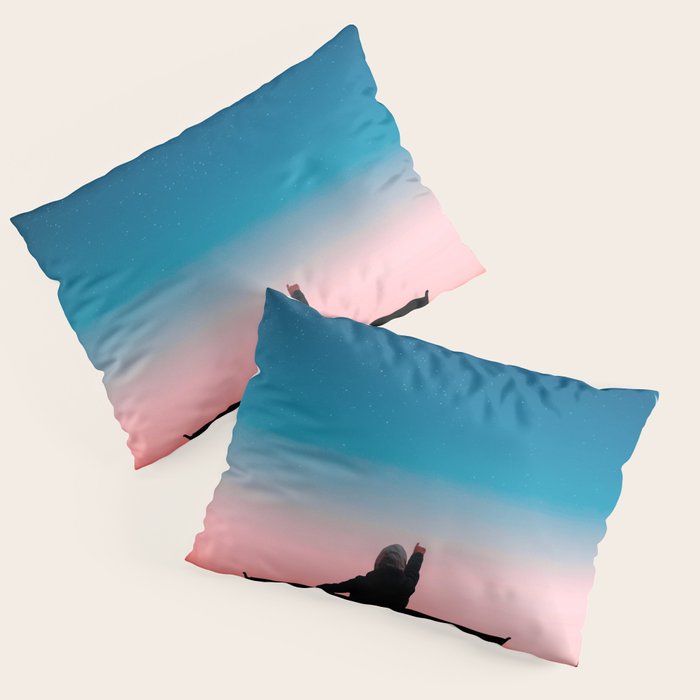 Phases of the moon color time-lapse photography - photographic art print Pillow Sham Gallery Image 3
