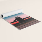 Phases of the moon color time-lapse photography - photographic art print Yoga Mat Gallery Image 2