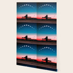 Phases of the moon color time-lapse photography - photographic art print Wallpaper Gallery Image 2