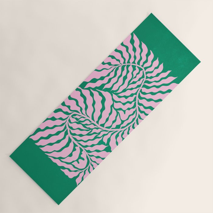 Sage & Chantilly Fern: Ferns 01 Yoga Mat Gallery Image 1