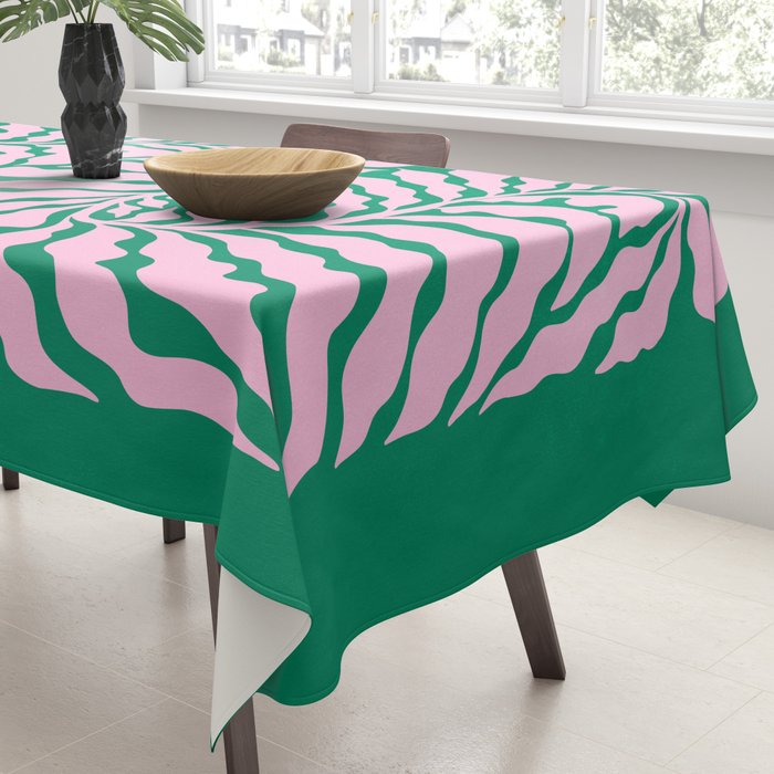 Sage & Chantilly Fern: Ferns 01 Tablecloth Gallery Image 3