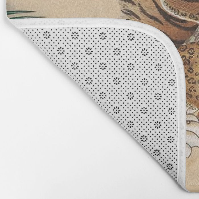 Minhwa Korean Ugly Tiger  Bath Mat Gallery Image 2