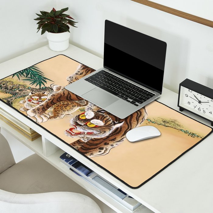 Minhwa Korean Ugly Tiger  Desk Mat Gallery Image 2