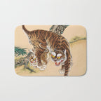 Minhwa Korean Ugly Tiger  Bath Mat Gallery Image 1