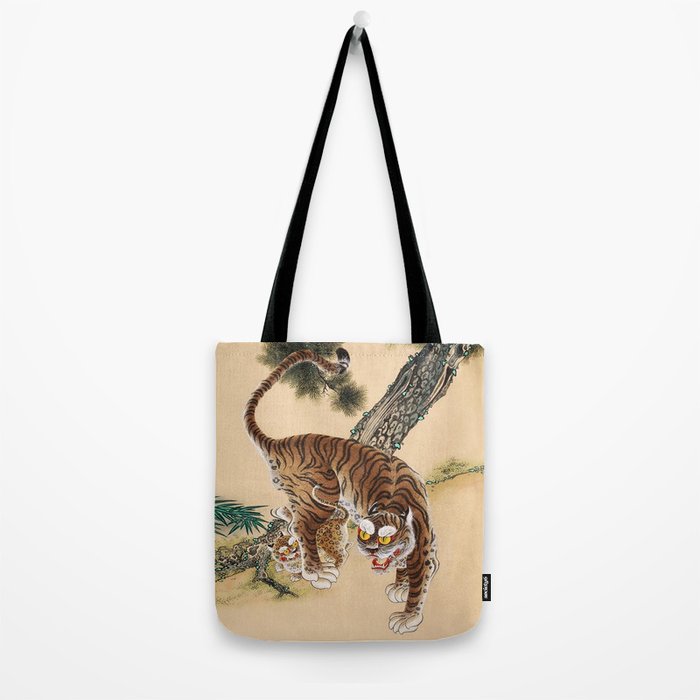 Minhwa Korean Ugly Tiger  Tote Bag Gallery Image 2