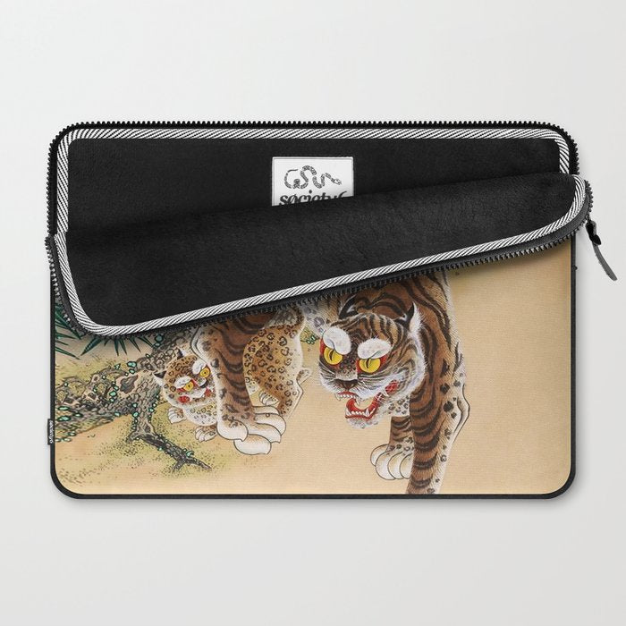 Minhwa Korean Ugly Tiger  Laptop Sleeve Gallery Image 2