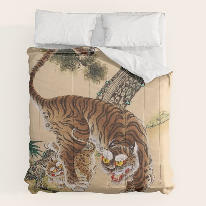 Minhwa Korean Ugly Tiger  Comforter Gallery Image 2