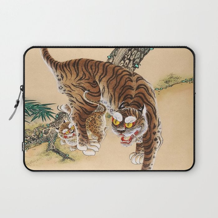 Minhwa Korean Ugly Tiger  Laptop Sleeve Gallery Image 1