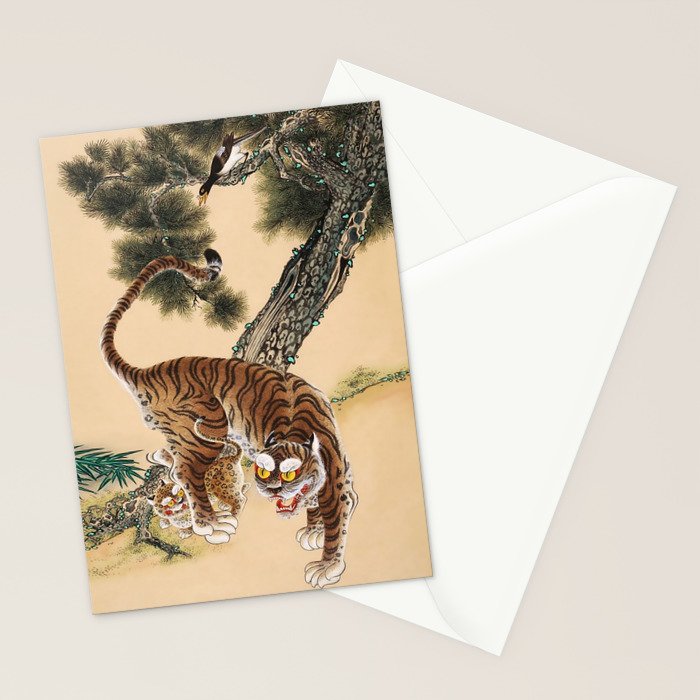 Minhwa Korean Ugly Tiger  Stationery Card Gallery Image 2