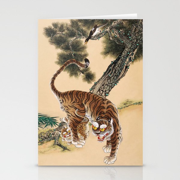 Minhwa Korean Ugly Tiger  Stationery Card Gallery Image 2