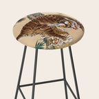 Minhwa Korean Ugly Tiger  Stool Gallery Image 2