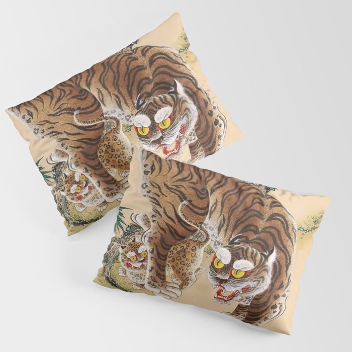 Minhwa Korean Ugly Tiger  Pillow Sham Gallery Image 3