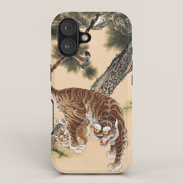 Minhwa Korean Ugly Tiger  iPhone Case Gallery Image 1