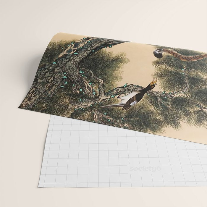 Minhwa Korean Ugly Tiger  Wrapping Paper Gallery Image 2
