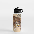 Minhwa Korean Ugly Tiger  Water Bottle Gallery Image 1