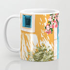 Oh The Places You Will Go | Spanish Bougainvillea Villa architecture Buildings | Boho Summer Travel Coffee Mug Gallery Image 3