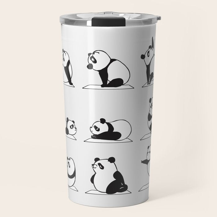 Panda Yoga Travel Mug Gallery Image 1