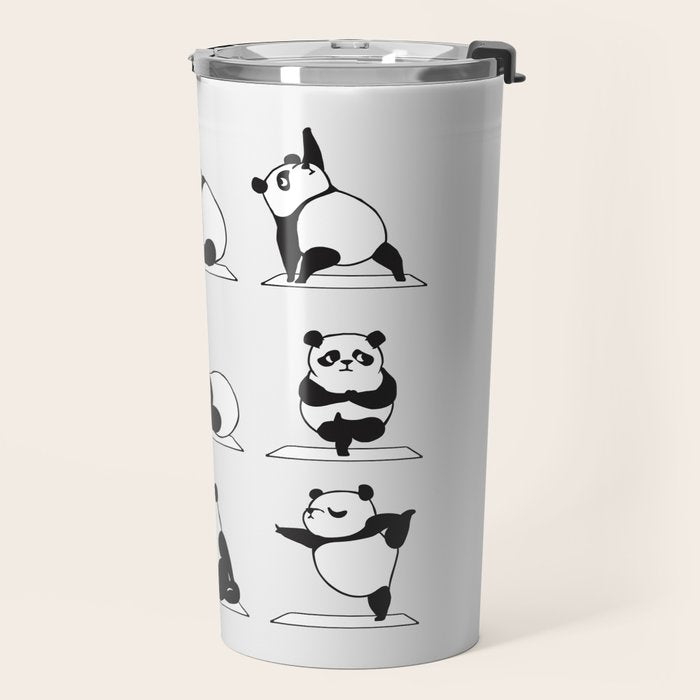 Panda Yoga Travel Mug Gallery Image 2
