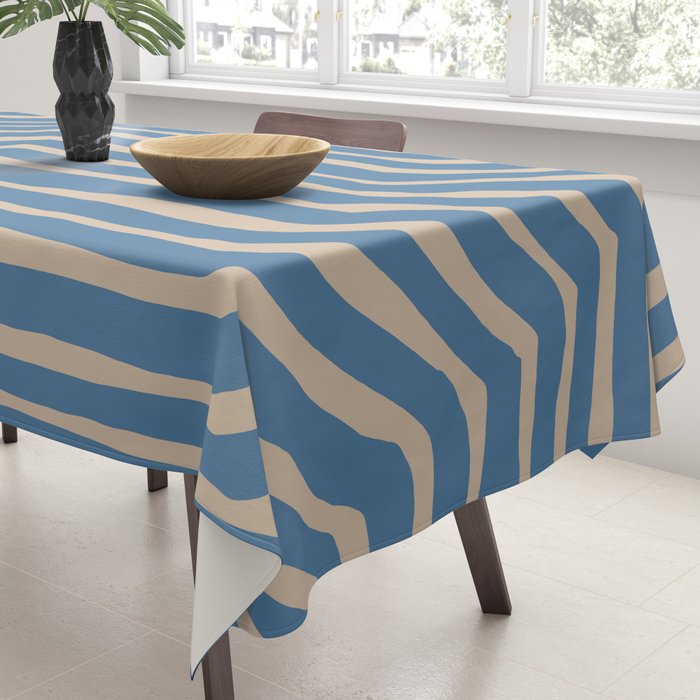 Towa in denim blue Tablecloth Gallery Image 3