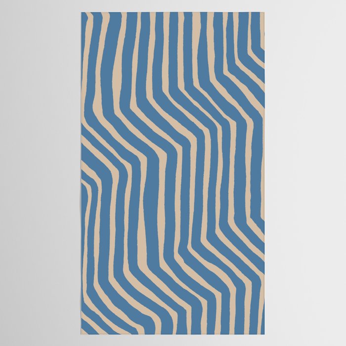 Towa in denim blue Tablecloth Gallery Image 2