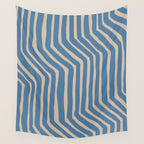 Towa in denim blue Wall Tapestry Gallery Image 4