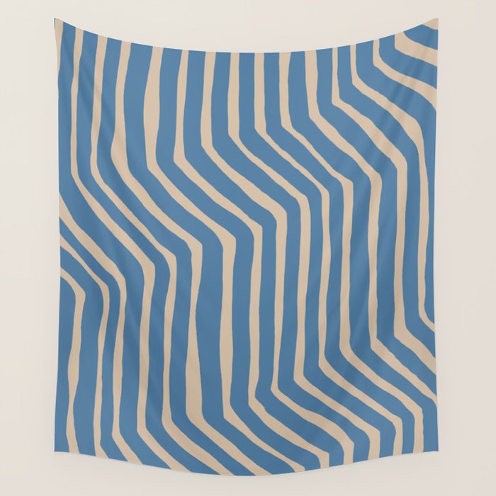 Towa in denim blue Wall Tapestry Gallery Image 4