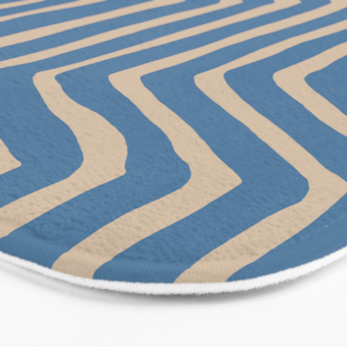 Towa in denim blue Bath Mat Gallery Image 3