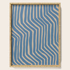 Towa in denim blue Serving Tray Gallery Image 1