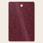 Red Pomegranates Cutting Board Gallery Image 1