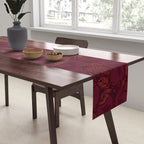 Red Pomegranates Table Runner Gallery Image 2