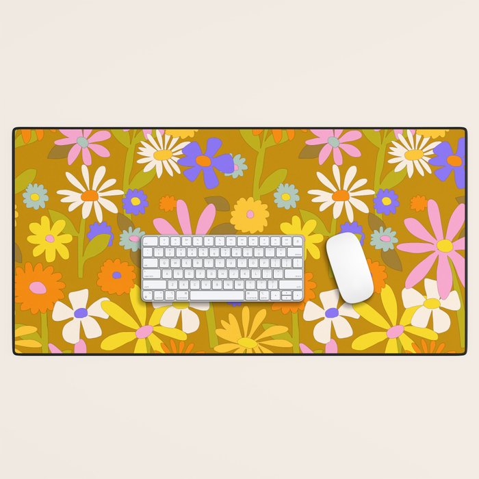 Flower Power Desk Mat Gallery Image 1