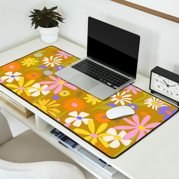 Flower Power Desk Mat Gallery Image 2
