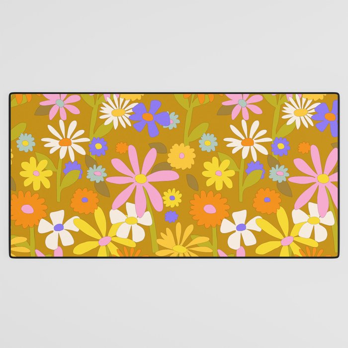 Flower Power Desk Mat Gallery Image 3