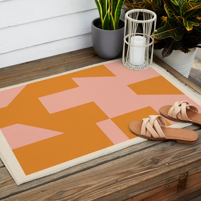 Abstract Shapes 95 Outdoor Rug Gallery Image 2