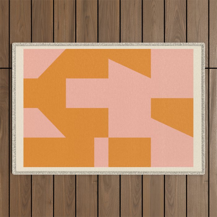 Abstract Shapes 95 Outdoor Rug Gallery Image 1
