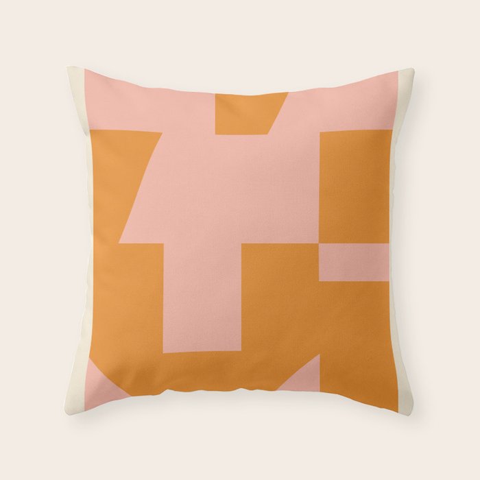 Abstract Shapes 95 Throw Pillow Gallery Image 1