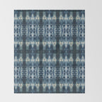 Boho Indigo Vibes Throw Blanket Gallery Image 2