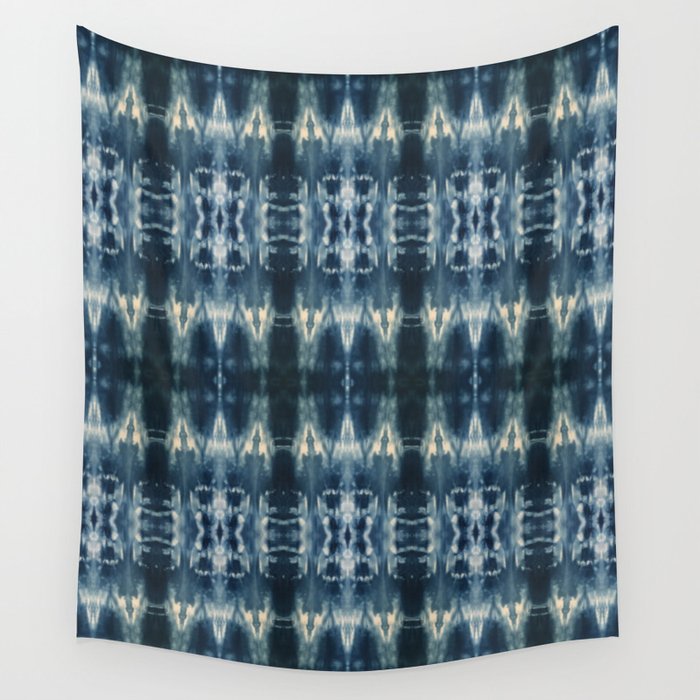 Boho Indigo Vibes Wall Tapestry Gallery Image 1