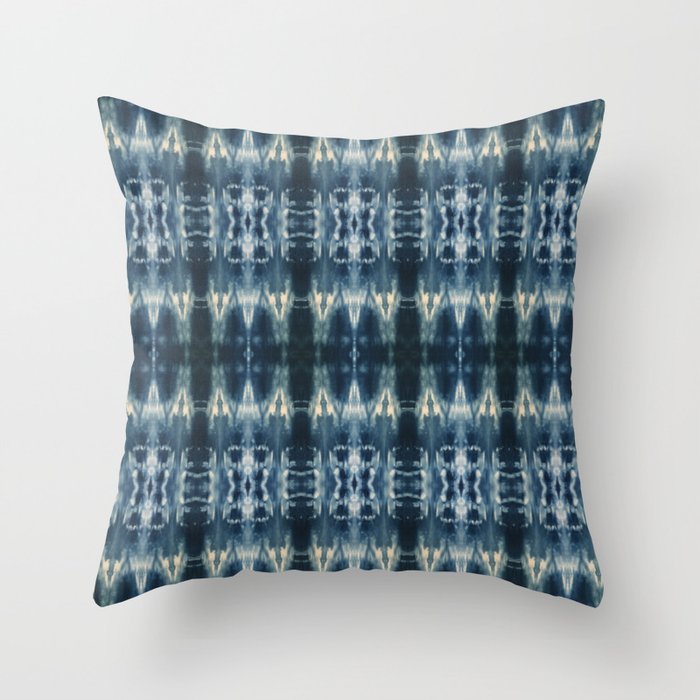 Boho Indigo Vibes Throw Pillow Gallery Image 6