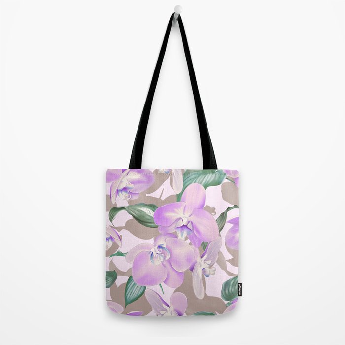 Lovely lilac exotic flowers L Tote Bag Gallery Image 2