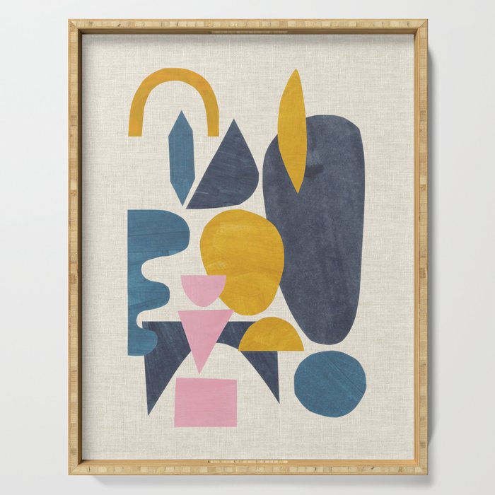 Sunny Blues Serving Tray Gallery Image 1