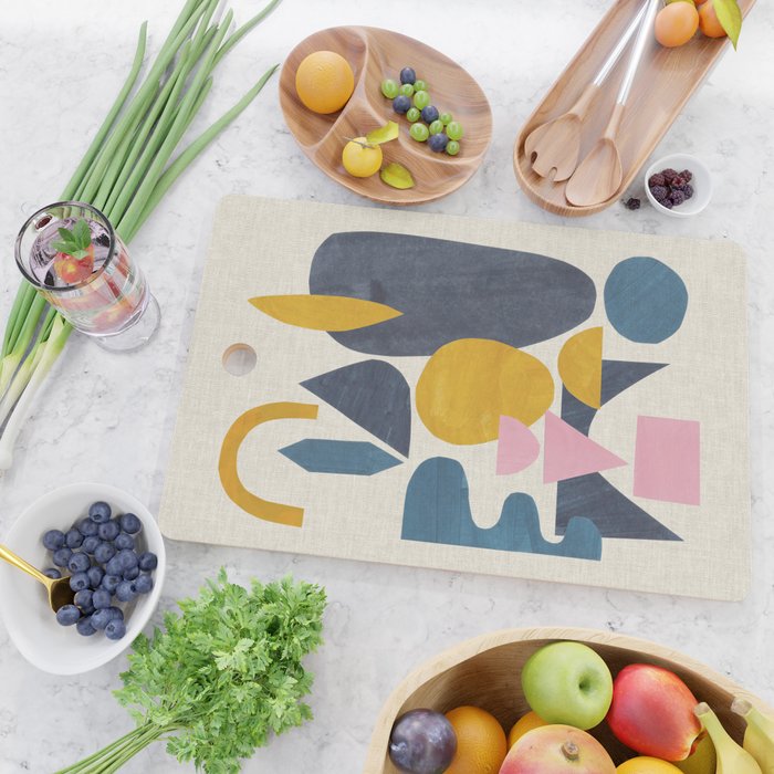 Sunny Blues Cutting Board Gallery Image 2