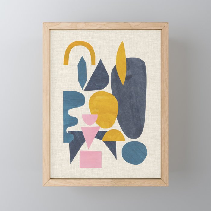 Sunny Blues Mini Art Print Gallery Image 1