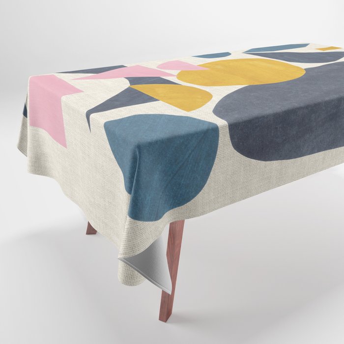 Sunny Blues Tablecloth Gallery Image 1