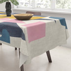 Sunny Blues Tablecloth Gallery Image 3