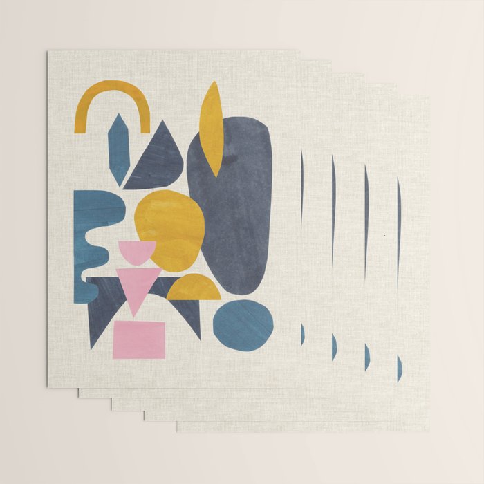 Sunny Blues Wrapping Paper Gallery Image 3